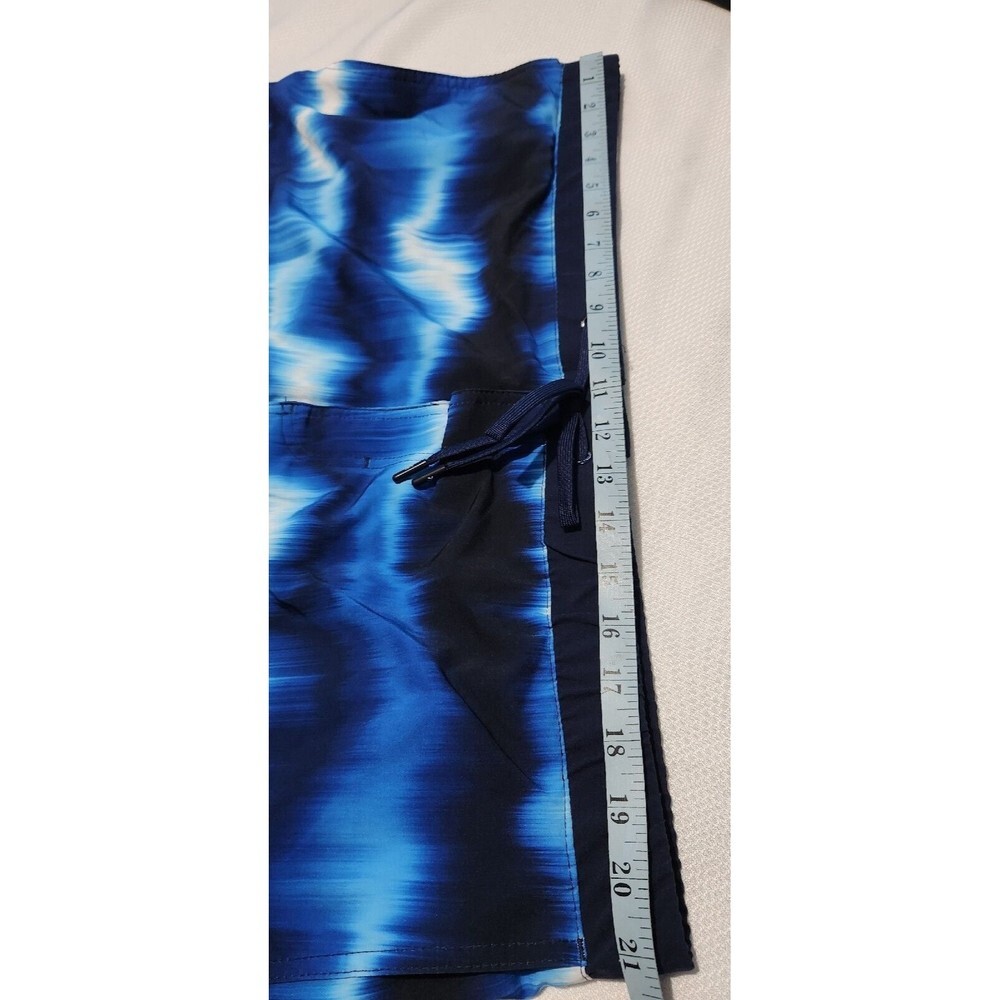 Zeroxposur Swim Trunks Men XXLARGE Color Blue Navy With Pockets UV Protection - Picture 5 of 13